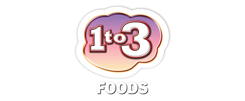 1to3 Foods logo